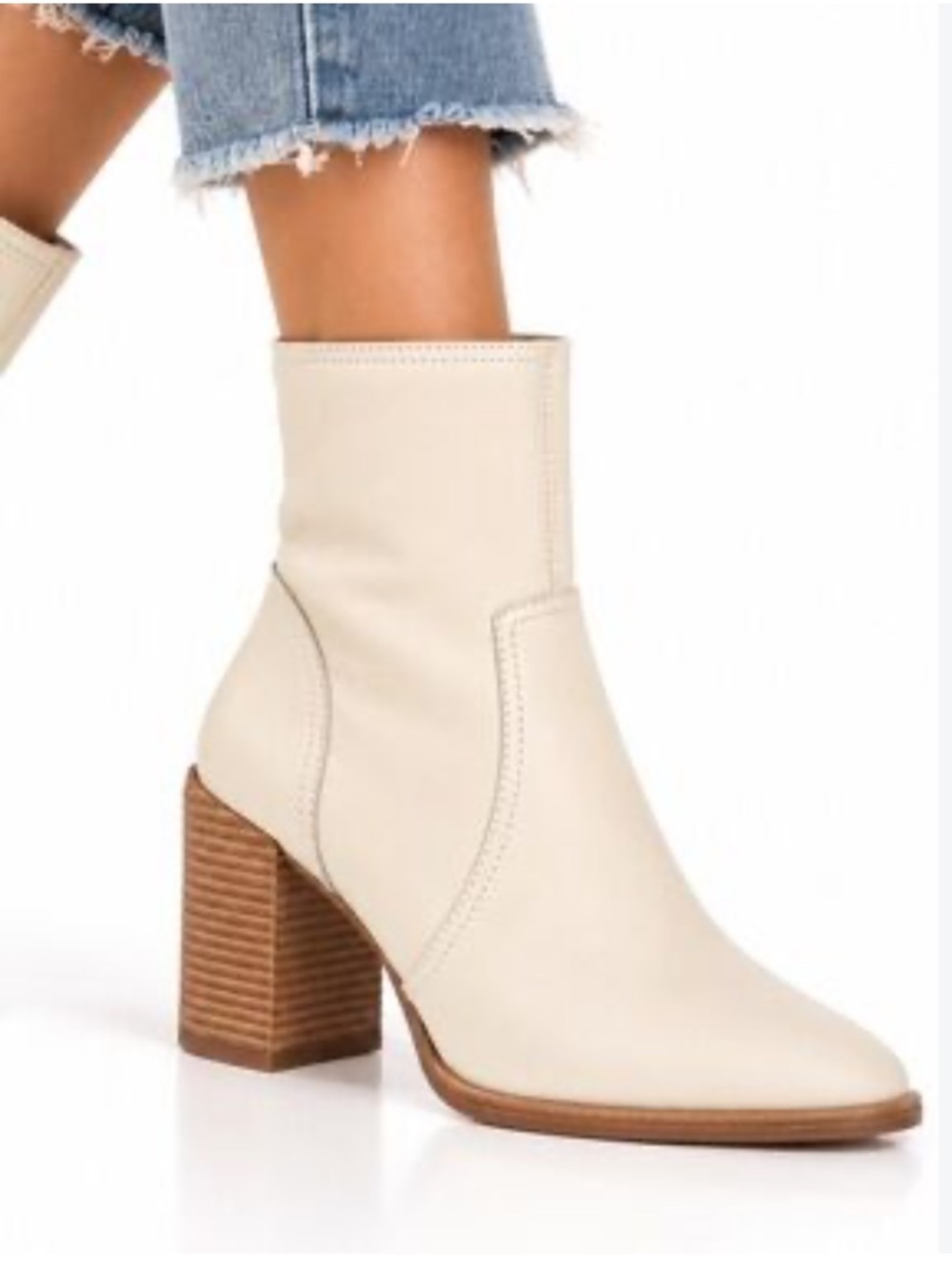 Gianni Bini Darnold Nubuck Block Heel Booties NWT